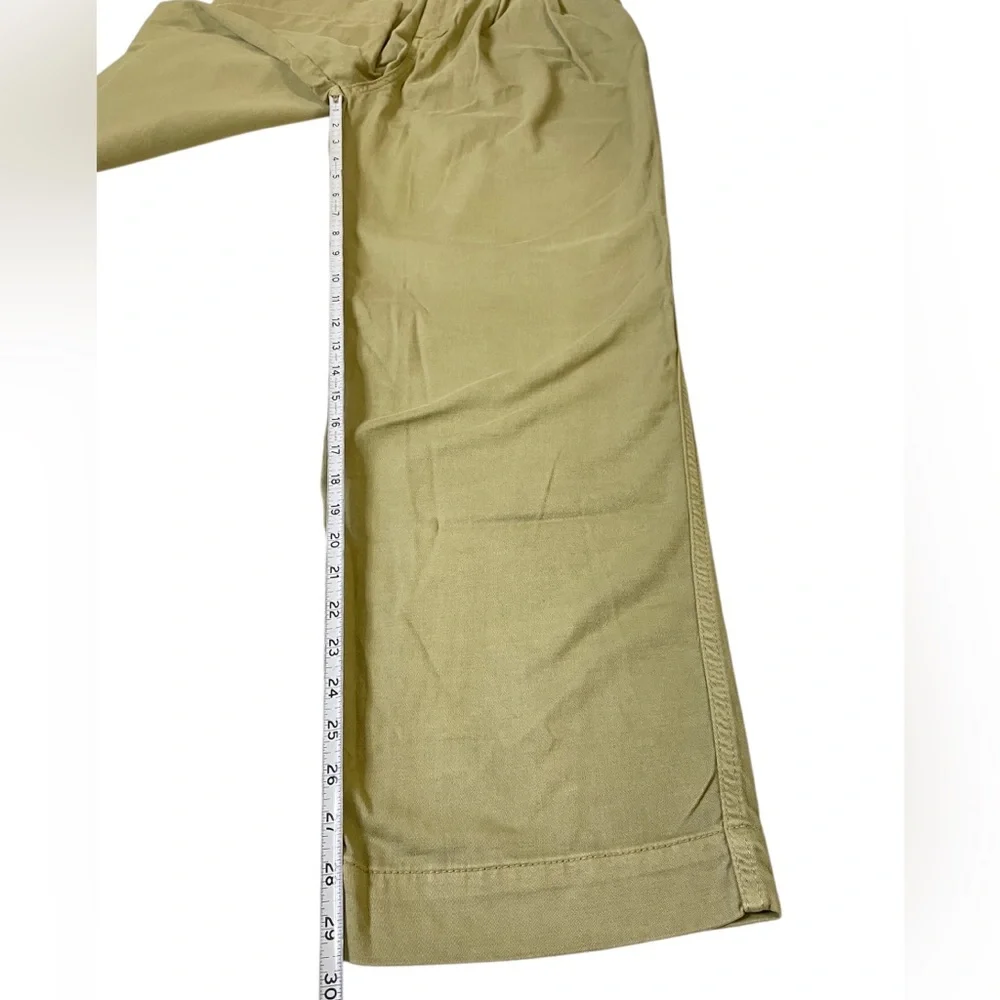 Free People green Ultra High Rise Pleated Trousers pants